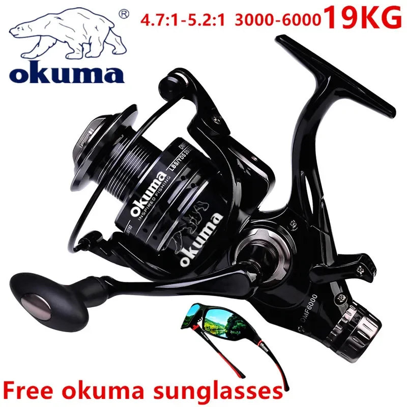 Okuma All-Metal Spinning Fishing Reel – Heavy-Duty Performance