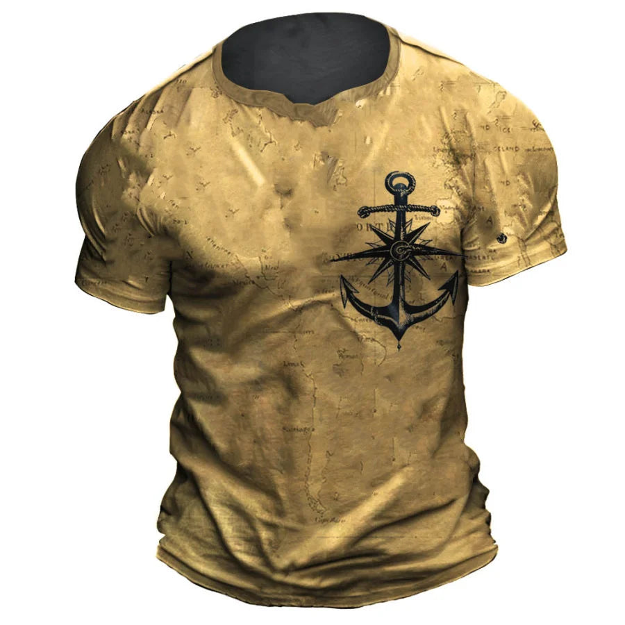 Men's Compass Print T-Shirt