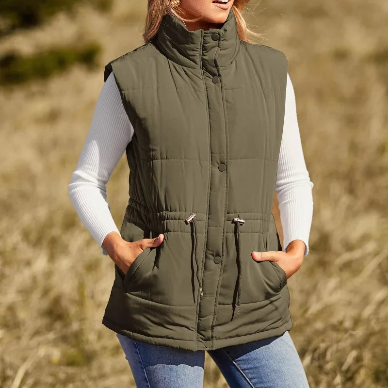 Women's Sleeveless Outerwear Jacket