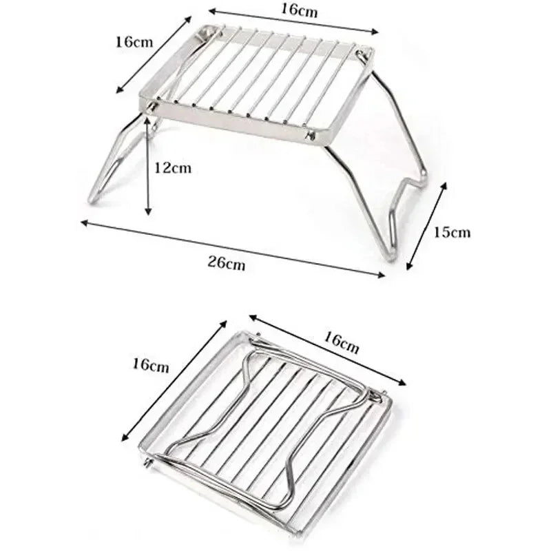 Folding BBQ Rack & Pot Stand