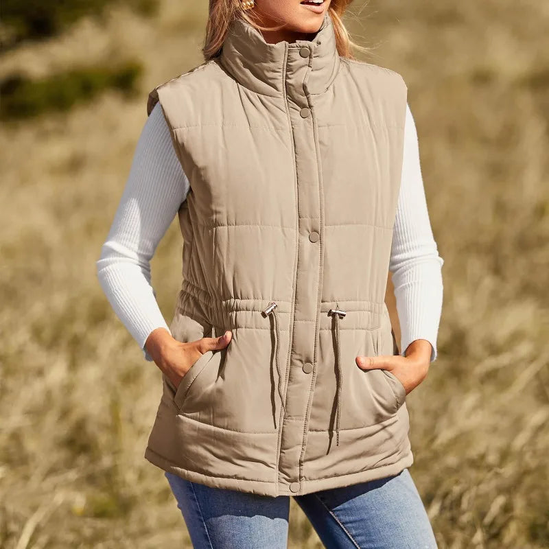 Women's Sleeveless Outerwear Jacket