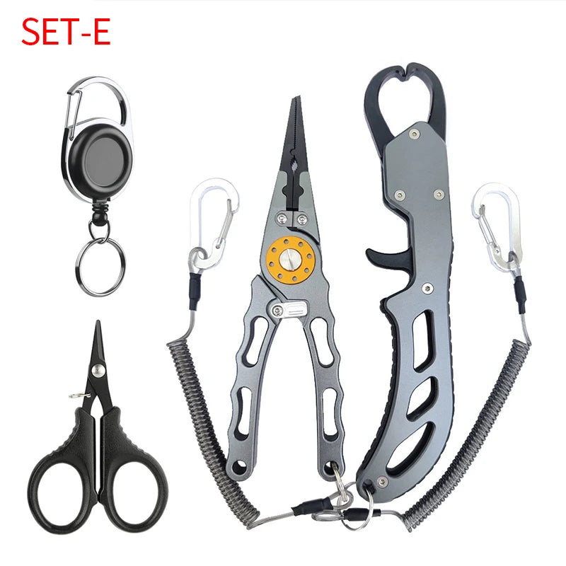 Aluminum Fishing Lip Gripper & Pliers