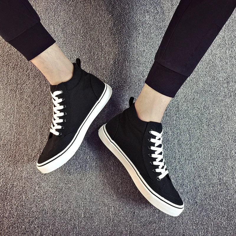 Men’s High-Top Canvas Sneakers