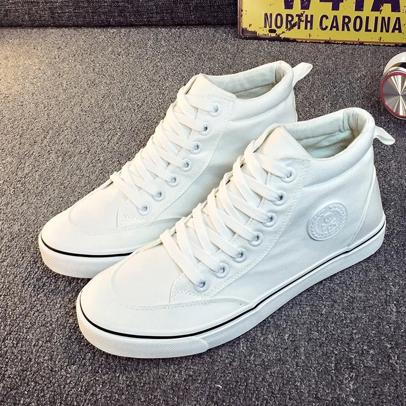 Men’s High-Top Canvas Sneakers