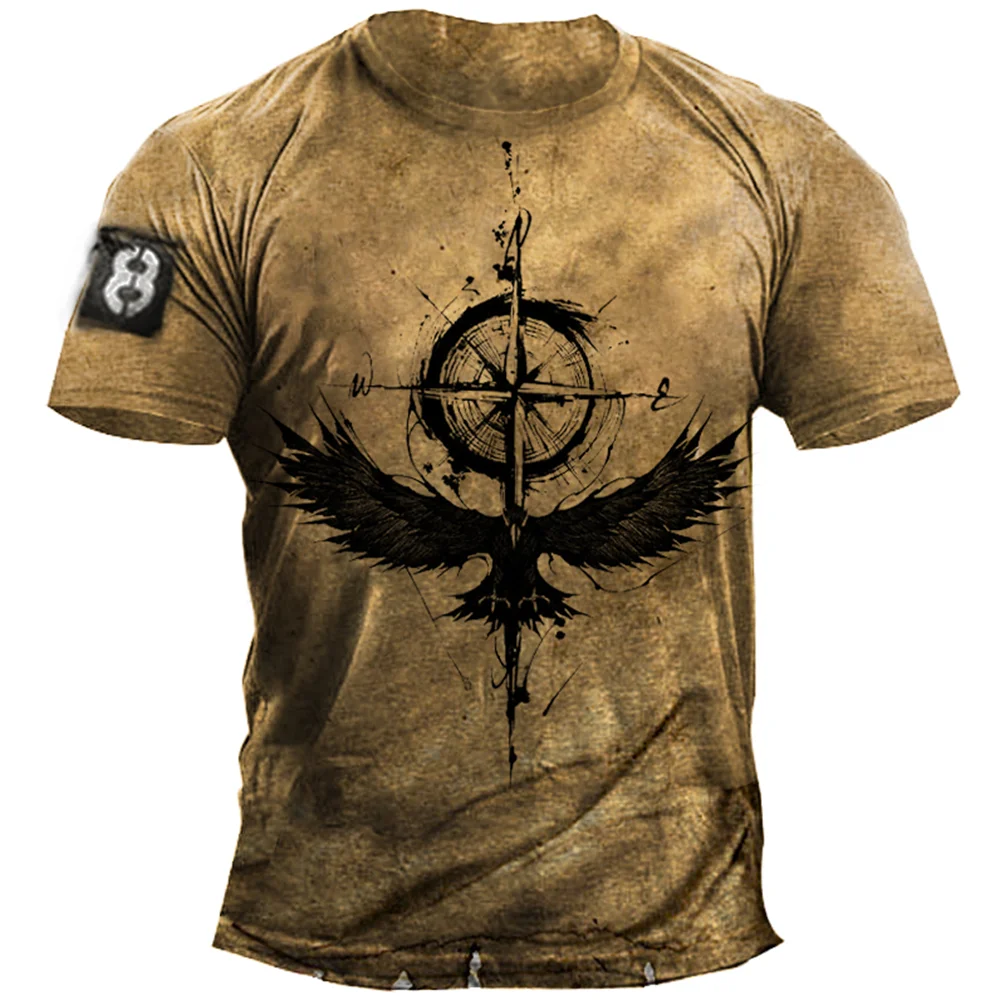 Men's Compass Print T-Shirt