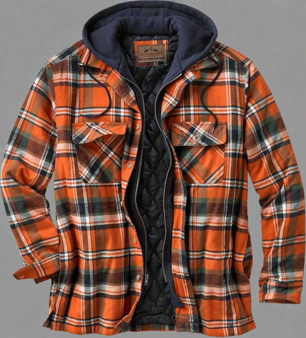 Men'S Maplewood Hooded Shirt Jacket